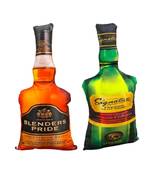 Pack Of 2 Microfiber Filled Cushions (Signature & Blenders Pride) 12X8 inches