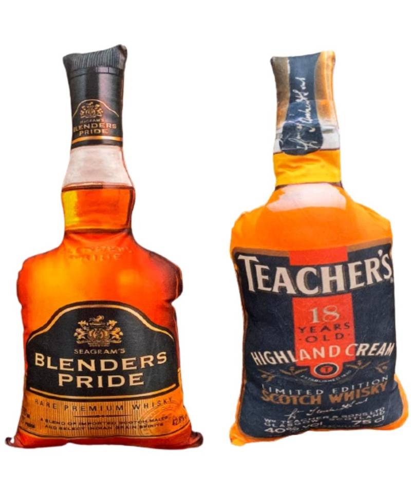 Pack Of 2 Microfiber Filled Cushions (Teachers & Blenders Pride) 12X8 inches