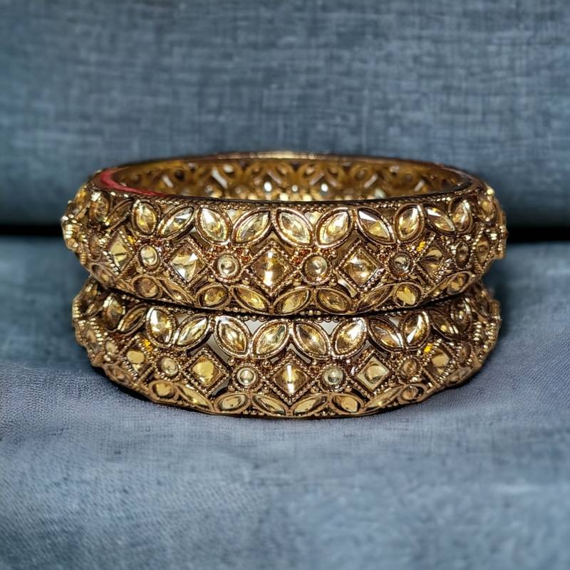 Gold bangles-and-bracelets