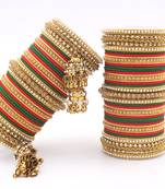 Red bangles-and-bracelets