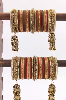 Red bangles-and-bracelets