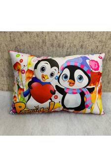 JMK Microfiber Filled Pillow (Penguines)