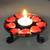Home Decorative Table Top Living Room Bedroom Decor Tea Light Candle Holder Wrought Iran 2X4.5 Inch (Candle Included)