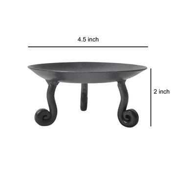 Home Decorative Table Top Living Room Bedroom Decor Tea Light Candle Holder Wrought Iran 2X4.5 Inch (Candle Included) 5