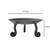 Home Decorative Table Top Living Room Bedroom Decor Tea Light Candle Holder Wrought Iran 2X4.5 Inch (Candle Included)