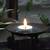 Home Decorative Table Top Living Room Bedroom Decor Tea Light Candle Holder Wrought Iran 2X4.5 Inch (Candle Included)