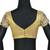 Gold dust. Tissue readymade-blouse
