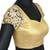 Gold dust. Tissue readymade-blouse