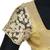 Gold dust. Tissue readymade-blouse