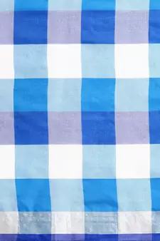 Blue woven blended cotton saree with blouse
