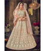 Embroidered Silk Lehenga Choli With Net Dupatta With Unstiched Blouse