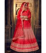 Embroidered Silk Gotta Patti Lehenga Choli With Net Dupatta With Unstiched Blouse