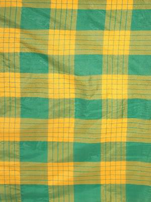 Yellow woven art silk saree with blouse 5