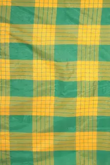 Yellow woven art silk saree with blouse