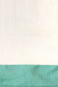 Blue woven blended cotton saree with blouse