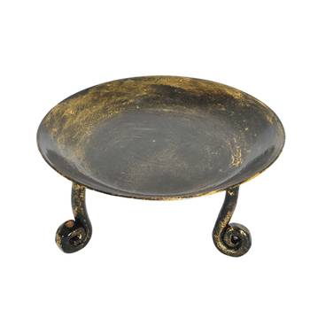 Home Table Top Decorative Antique Hand Painted Tea Light Candle Holder Wrought Iron Candle Stand (2 X 4.5 Inch) 1