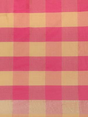 Pink woven blended cotton saree with blouse 4
