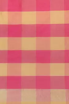 Pink woven blended cotton saree with blouse