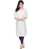 Stylish Embroidery Silk Kurtis