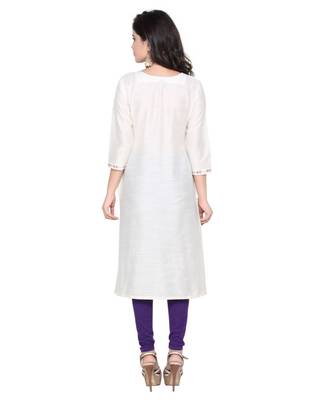 Stylish Embroidery Silk Kurtis 2
