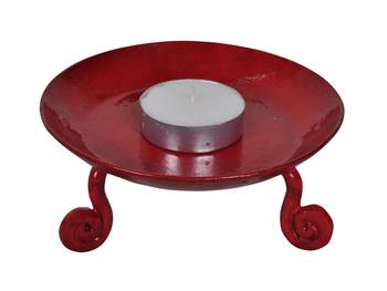 Lalhaveli Candle Holder/Candle Stand/Wrought Iron Table Top Decorative Candle Stand 2