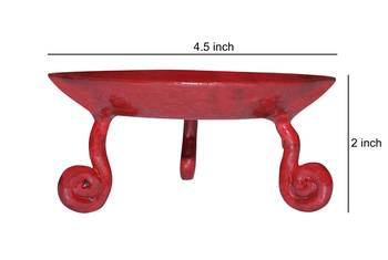 Lalhaveli Candle Holder/Candle Stand/Wrought Iron Table Top Decorative Candle Stand 3