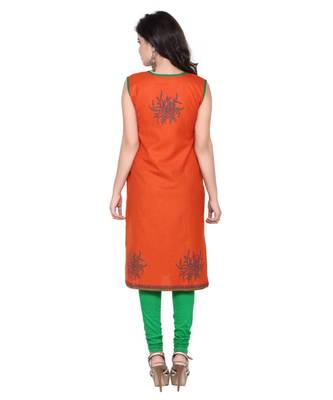 Hand Block Printed Self Design Kurti 2