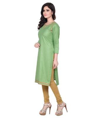 Kasab Neck Embroidered Kurti 3
