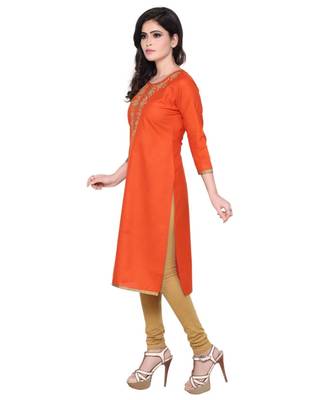 Self Design Kasab Embroidered Kurti 3