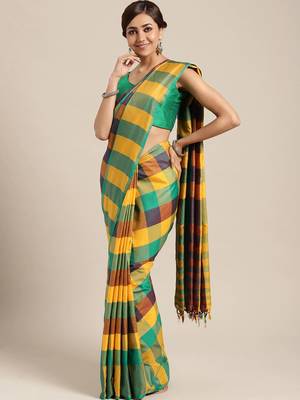 Purple woven uppada silk saree with blouse 1