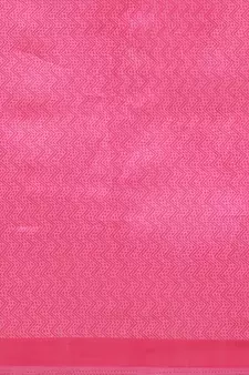 Pink printed art silk saree with blouse
