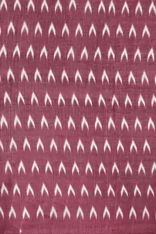 Pink printed art silk saree with blouse
