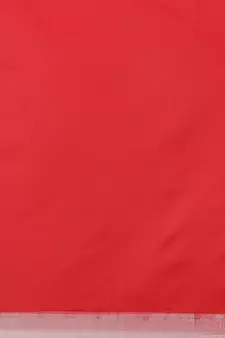 Red woven blended cotton saree with blouse