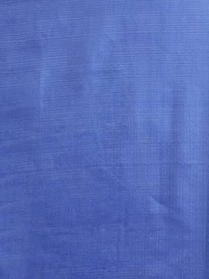 Blue printed art silk saree with blouse 5