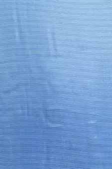 Blue printed art silk saree with blouse