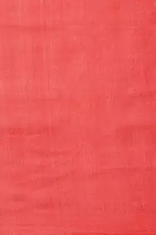 Red printed art silk saree with blouse