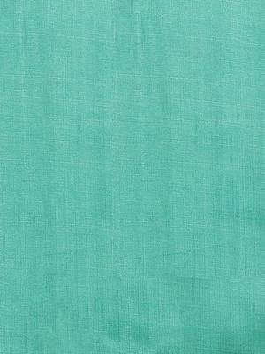 Green printed art silk saree with blouse 5