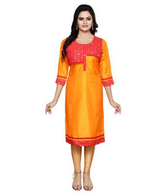 Attractive Up Down Latakn handcrafted kurti 1