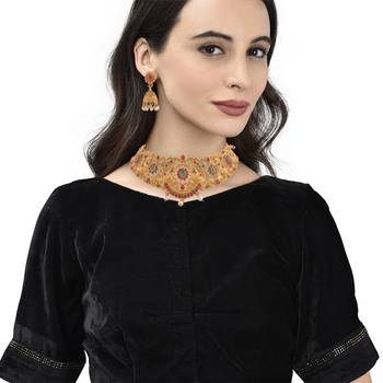 Temple Choker Necklace Sets 2