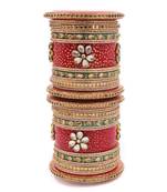 Red bangles-and-bracelets