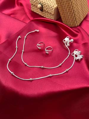 Silver anklets 1