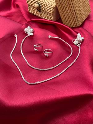 Silver anklets 1