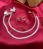 Silver anklets