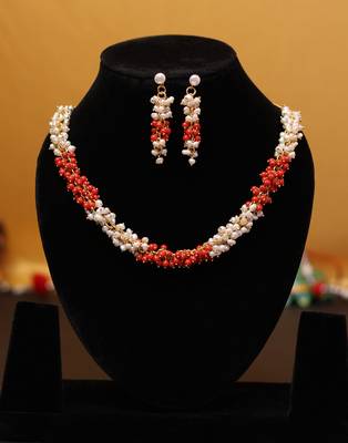 White pearl necklace-sets 3