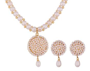White pearl necklace-sets 1