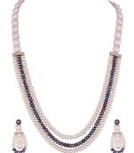 White pearl necklace-sets