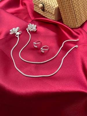 Silver anklets 1
