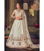 Embroidered Silk Lehenga Choli With Net Dupatta With Unstiched Blouse