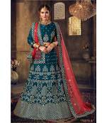 Embroidered Silk Gotta Patti Lehenga Choli With Net Dupatta With Unstiched Blouse