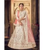 Embroidered Silk Gotta Patti Lehenga Choli With Net Dupatta With Unstiched Blouse
